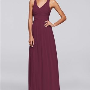 David’s bridal bridesmaid dress